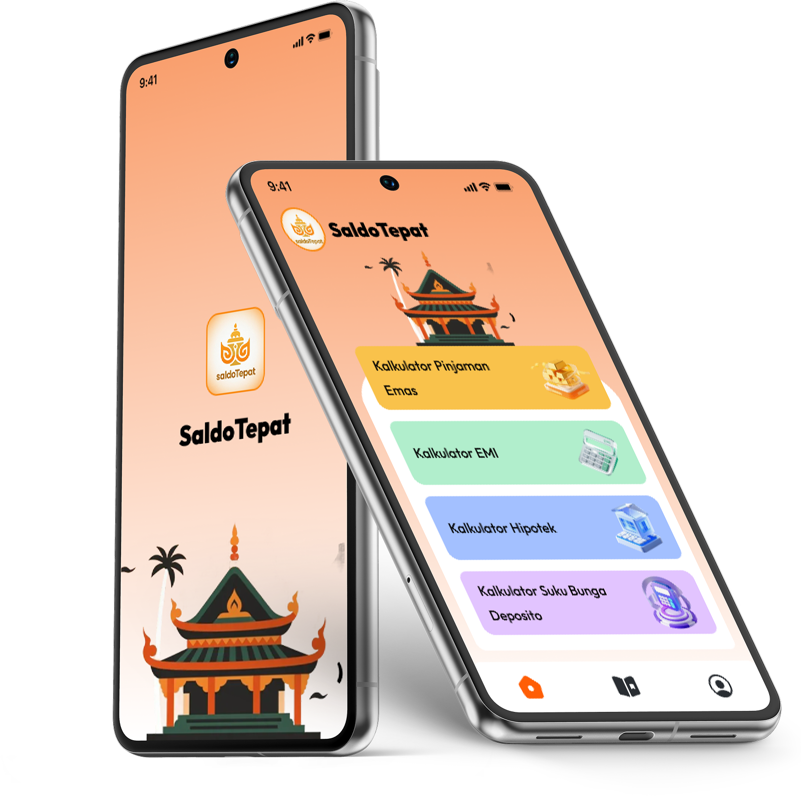 SaldoTepat App Interface